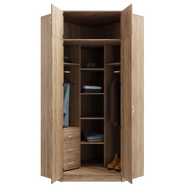 Шкаф угловой Алиса - 15 Дуб Сонома