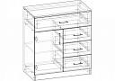 Комод Престиж - 5 МДФ