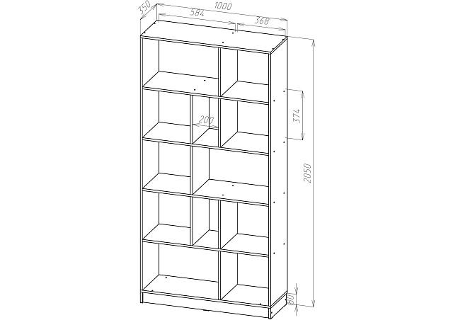 Стеллаж Сокол - 1