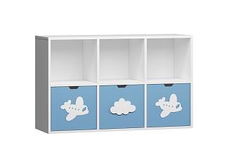 Стеллаж Kids - 12 Пастельно-Синий