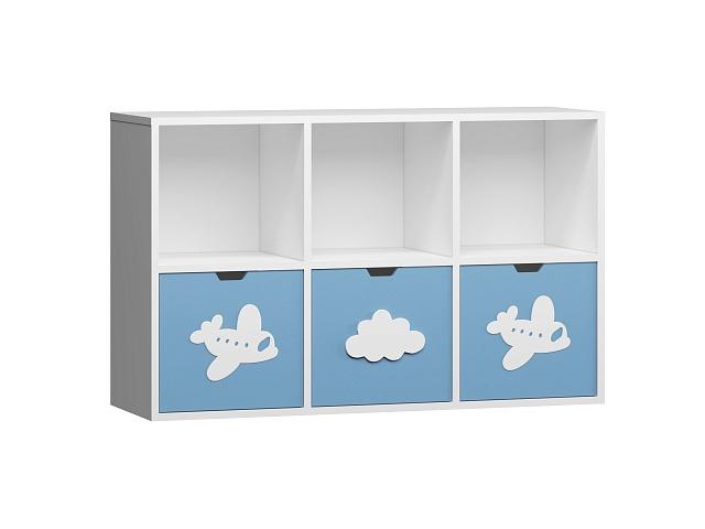 Стеллаж Kids - 12 Пастельно-Синий
