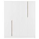 Шкаф распашной Бонди - 4 Белый