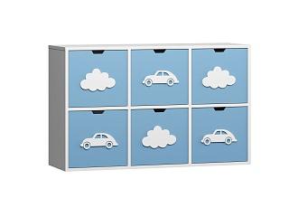 Стеллаж Kids - 13 Пастельно-Синий