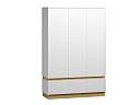Шкаф распашной Exeed - 3 Белый