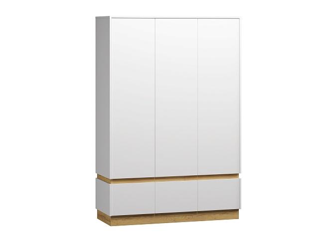 Шкаф распашной Exeed - 3 Белый