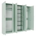 Шкаф распашной Калифорния - 6 Пастельный Зеленый
