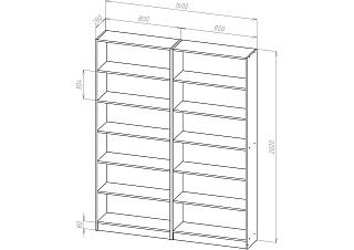 Стеллаж Билли - 14