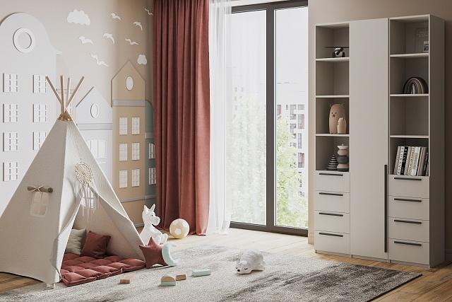 Шкаф распашной Хейсон - 28 Кашемир