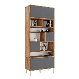 Стеллаж Скарлет - 8 Графит