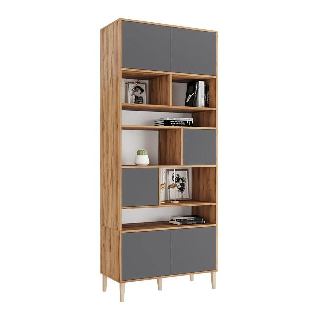 Стеллаж Скарлет - 8 Графит