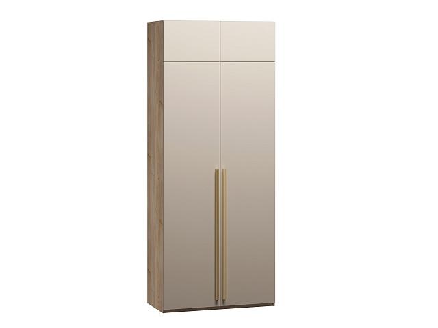 Шкаф распашной Лорена Хит - 2 с антресолью Сатин