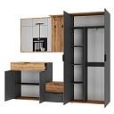 Прихожая Санти - 1 Графит