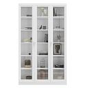 Книжный шкаф Библиограф - 3 №1 Белый