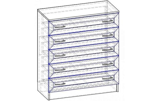 Комод Горизонт-М К.043.800-05