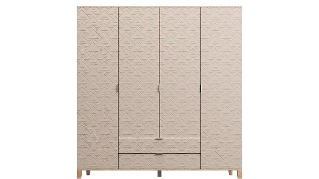 Шкаф распашной Марвин Йорк - 4 Роза