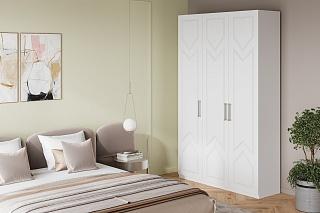 Шкаф распашной Эверест - 3 МДФ Аквамарин