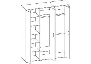 Шкаф Гармошка - 10