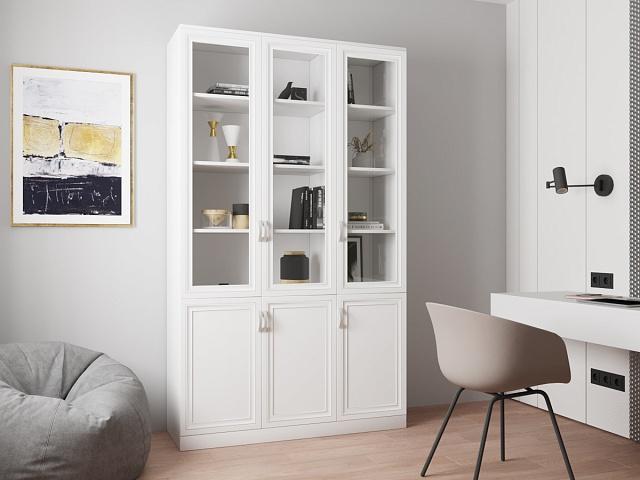 Книжный шкаф Библиограф - 3 №3 Белый