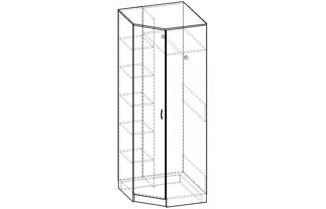 Шкаф угловой Горизонт ШРУ.002.800-01