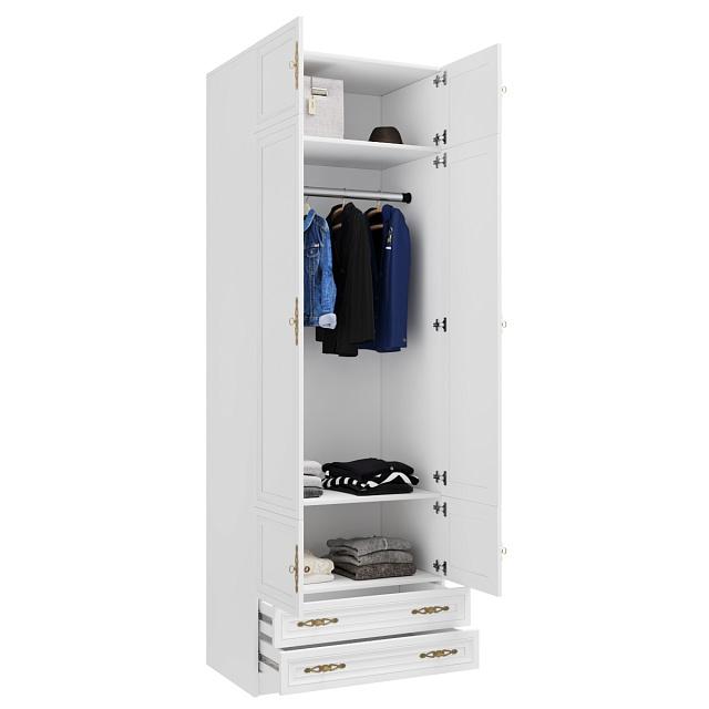 Шкаф распашной Карлос - 042 Белый