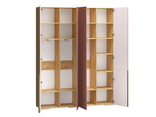 Шкаф распашной Кайси МДФ - 7 Шарли Терракота