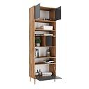 Стеллаж Скарлет - 7 Графит