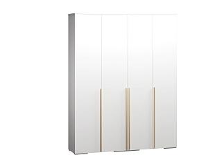 Шкаф распашной Эдинбург - 4 Белый