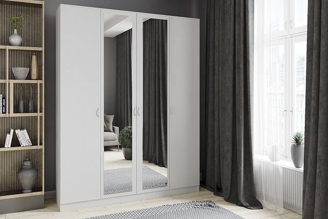 Шкаф распашной Лайт-4 Белый