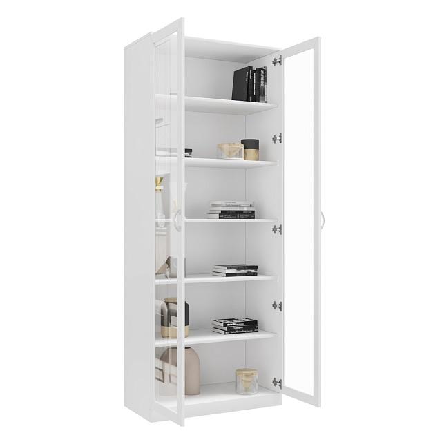 Книжный шкаф Библиограф - 2 №1 Белый