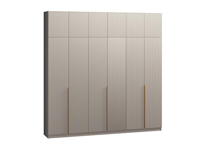 Шкаф распашной Монро - 6 с антресолью Кашемир