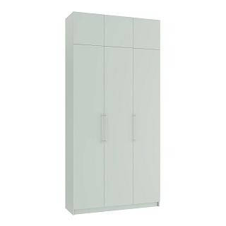 Шкаф распашной Калифорния - 3 с антресолью Пастельный Зеленый