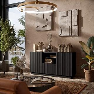 Комод Терни - 4 Черный