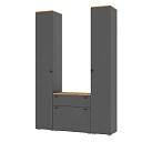 Прихожая Квели - 8 Графит