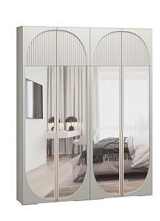 Шкаф распашной Брей - 2.2 с антресолью Кашемир