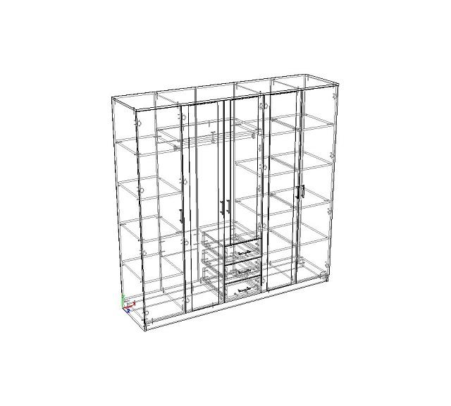Шкаф распашной Престиж - 5.2