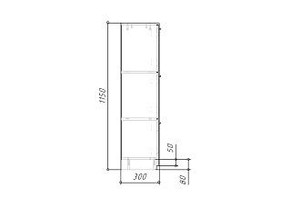 Тумба для обуви Лорена Пакс - 3 Кашемир