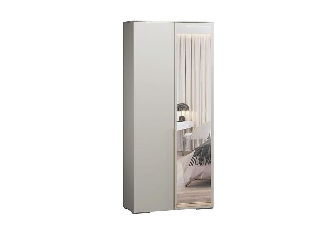 Шкаф распашной Солфорд - 2 с зеркалом Кашемир