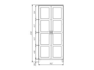 Стеллаж Техас - 1 МДФ