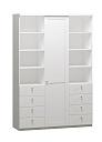Шкаф распашной София РАХ - 38 МДФ Белый