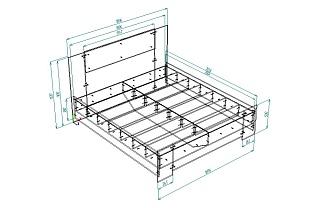 Кровать Муна 1800
