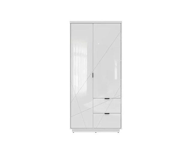 Шкаф распашной Бостон - 2 Белый