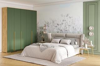 Шкаф распашной Лоренсе - 5 Шарли Green