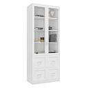 Книжный шкаф Библиограф - 2 №4 Белый