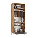 Стеллаж Скарлет - 3 Графит