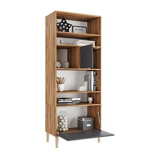 Стеллаж Скарлет - 3 Графит