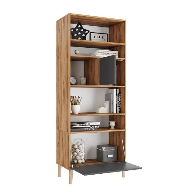 Стеллаж Скарлет - 3 Графит