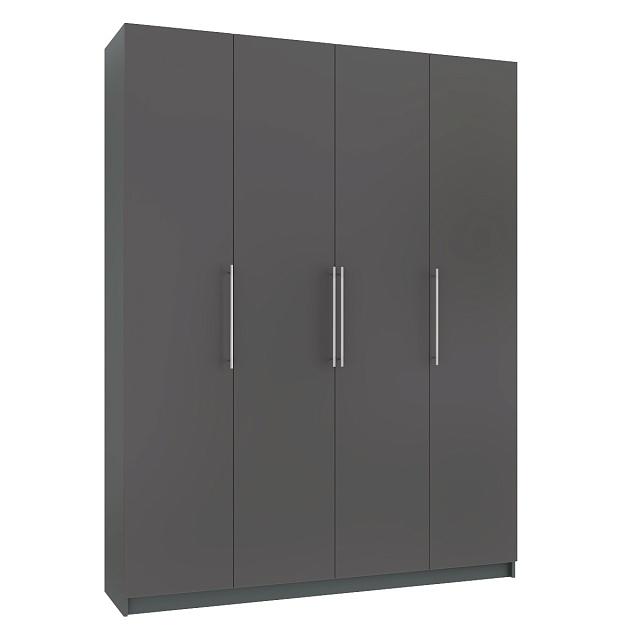 Шкаф распашной Калифорния - 4 Графит