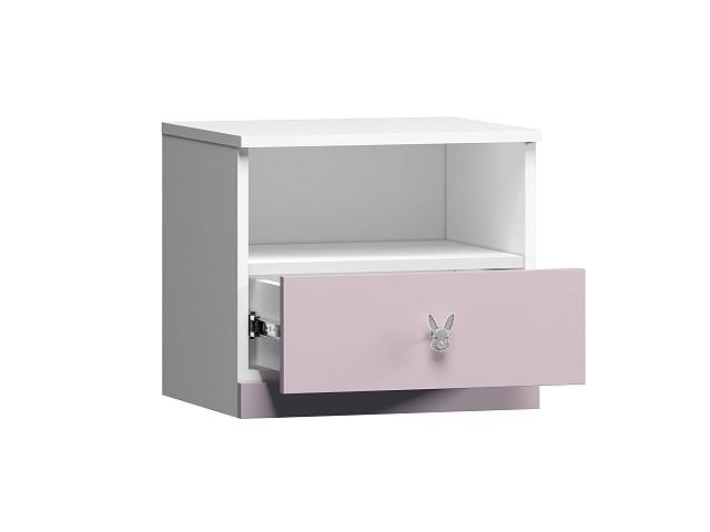 Тумба прикроватная Банни - 2 МДФ Розовый Лайт