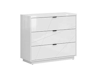 Комод Бостон - 3 Белый