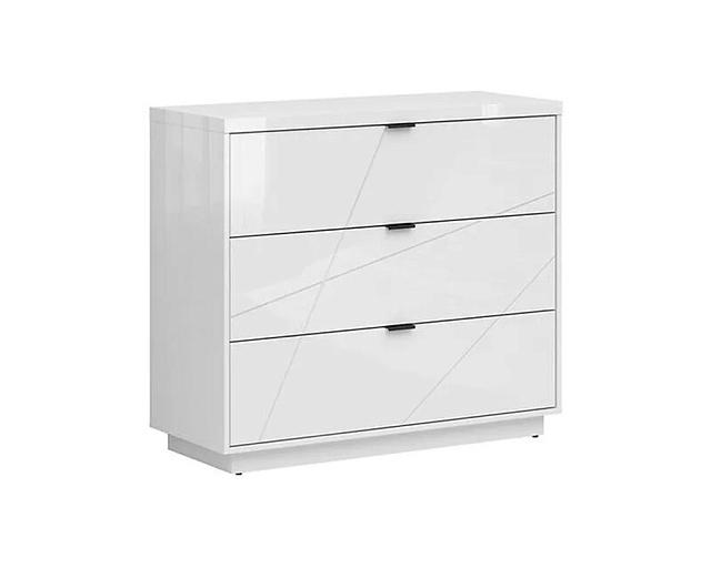 Комод Бостон - 3 Белый